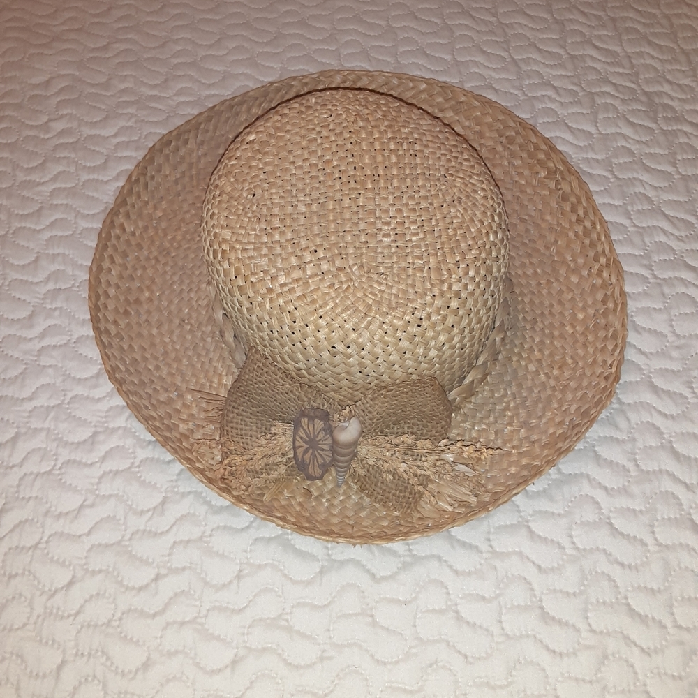 Straw Hat with Bow